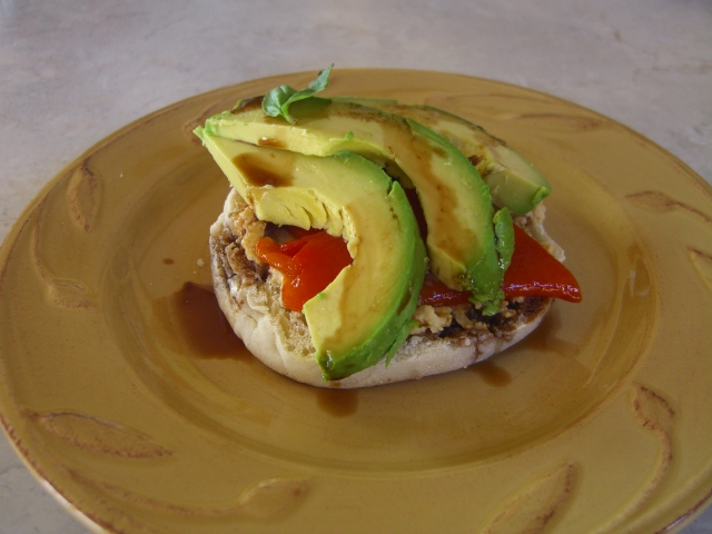 English Muffin and Avocado Delight -- Epicurean  Vegan