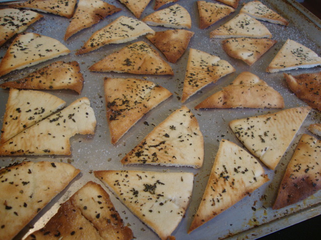 Pita Chips -- Epicurean Vegan