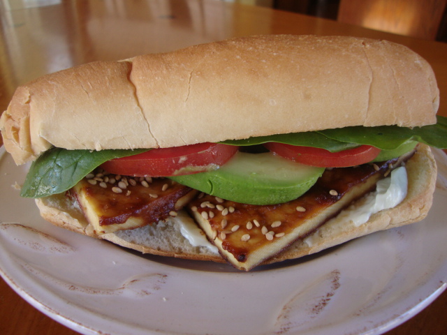 Sesame Tofu Sandwiches -- Epicurean Vegan