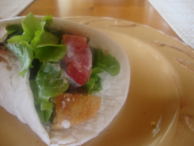 "Chicken" Wrap -- Epicurean Vegan