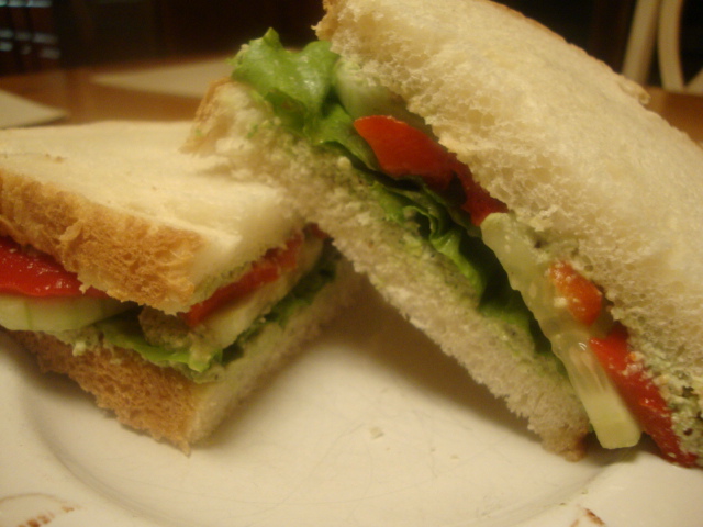 Edamame Pate Sandwiches -- Epicurean Vegan