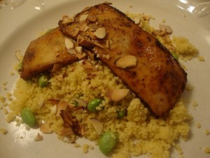 Honey-Glazed Tofu on Couscous -- Epicurean Vegan