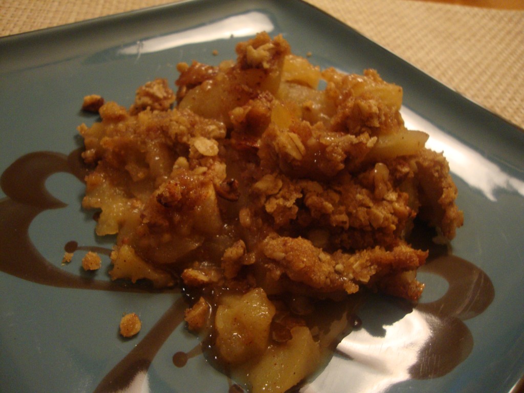 Quick Apple Crisp -- Epicurean Vegan