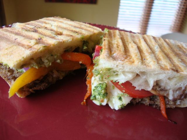 Vegetable Panini with Pesto -- Epicurean Vegan