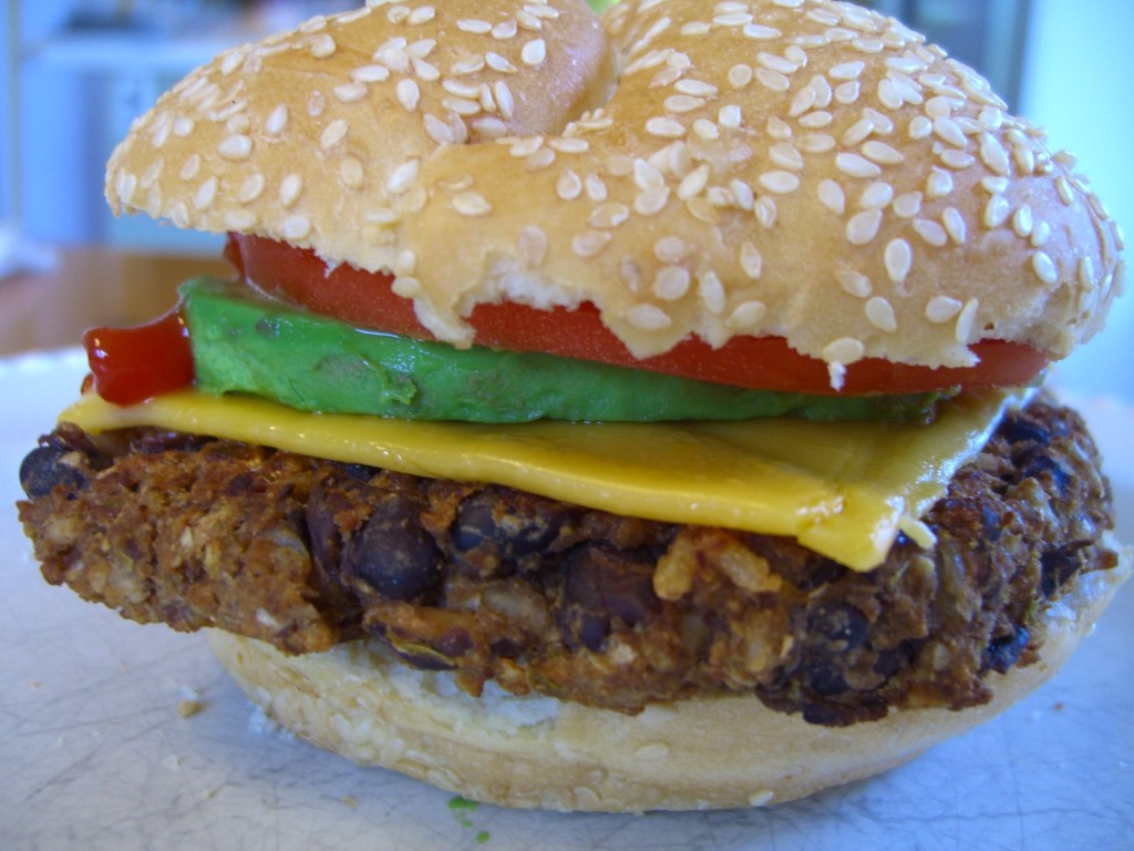 Spicy Black Bean Burgers -- Epicurean Vegan