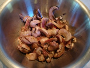 Pasta with Marinated Mushrooms and Cashew Cheese -- Epicurean Vegan