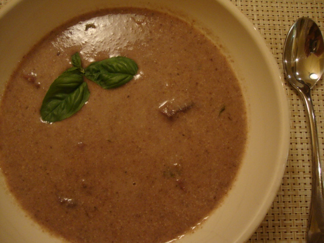 Mushroom Garlic Bisque -- Epicurean Vegan