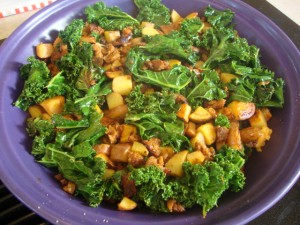 Colorful Kale and Potato Casserole -- Epicurean Vegan