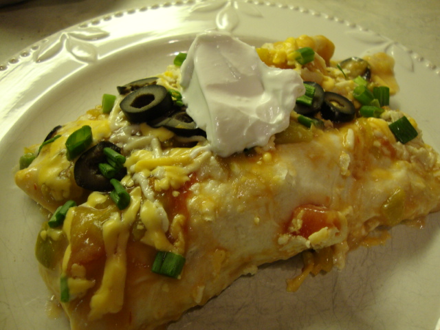 Seitan Enchiladas with Green Chili Sauce -- Epicurean Vegan