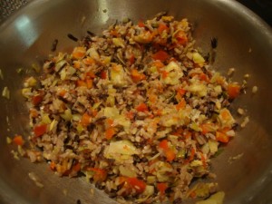 Wild Rice-Stuffed Portobellos -- Epicurean Vegan
