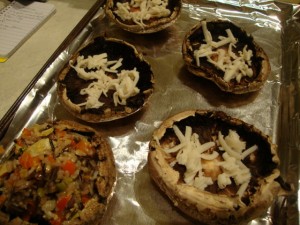 Wild Rice-Stuffed Portobellos -- Epicurean Vegan