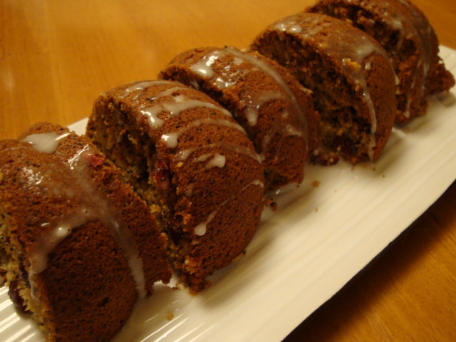 Lemon Poppy Seed and Cranberry Bread/Cake -- Epicurean Vegan