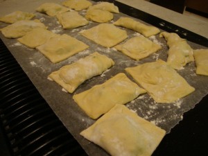 Spinach and Mushroom Ravioli -- Epicurean Vegan