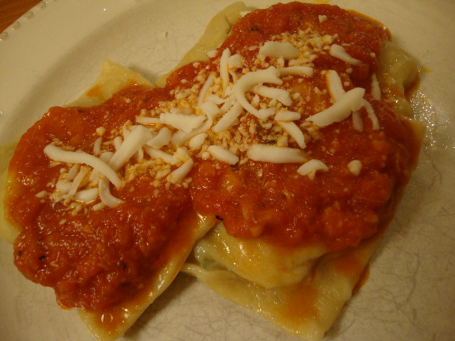 Spinach and Mushroom Ravioli -- Epicurean Vegan