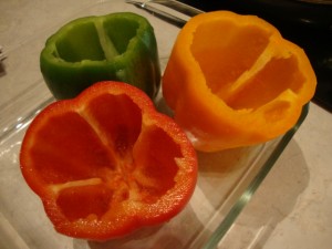 Field Roast-Stuffed Bell Peppers -- Epicurean Vegan