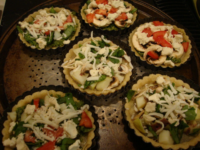 Spinach and Mushroom Tarts -- Epicurean Vegan