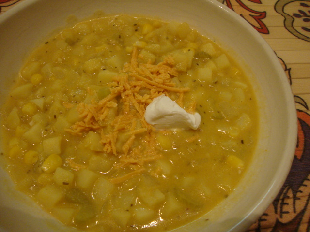 Potato and Corn Chowder -- Epicurean Vegan