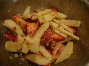 Strawberry-Pear Tarts -- Epicurean Vegan