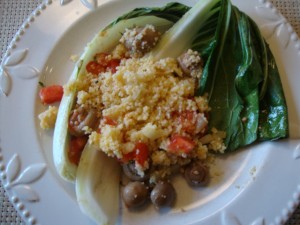 Bok Choy Skillet Supper -- Epicurean Vegan