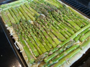 Savory Asparagus Tart -- Epicurean Vegan