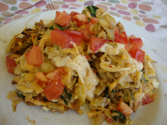 Hash Brown and Spinach Frittata -- Epicurean Vegan