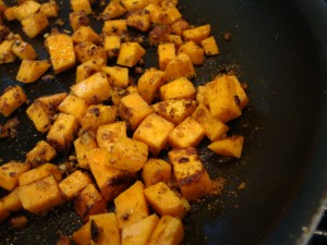 Curried Yam, Tofu & Broccoli -- Epicurean Vegan
