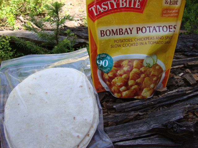 Tasty Bite Bombay Potatoes, Backpacking Made (Vegan) Easy -- Epicurean Vegan