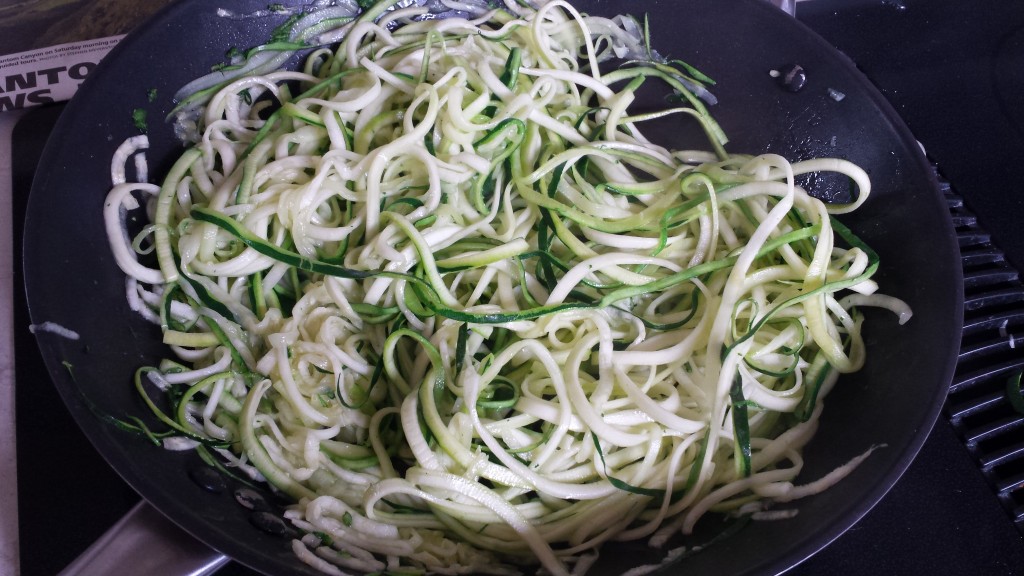 Zucchini Noodles with Pesto & Sun-dried Tomatoes -- Epicurean Vegan