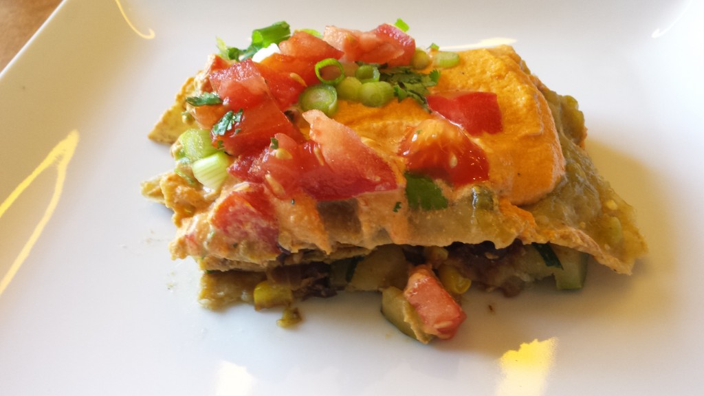 Black Bean and Field Roast Enchiladas with Roasted Red Pepper Cashew Sauce -- Epicurean Vegan