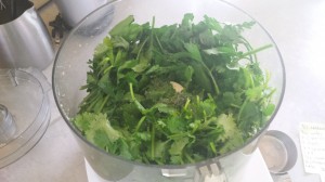 Pearl Couscous with Kale, Mushrooms and Cashew Pesto -- Epicurean Vegan