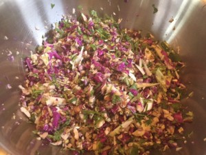 East Meets West Chickpea Lettuce Wraps -- Epicurean Vegan
