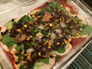 Enchilada Lasagna with Cilantro Ricotta -- Epicurean Vegan