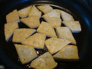 Tofu in Tahini Sauce