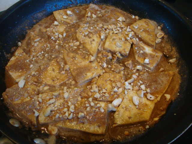 Tofu in Tahini Sauce